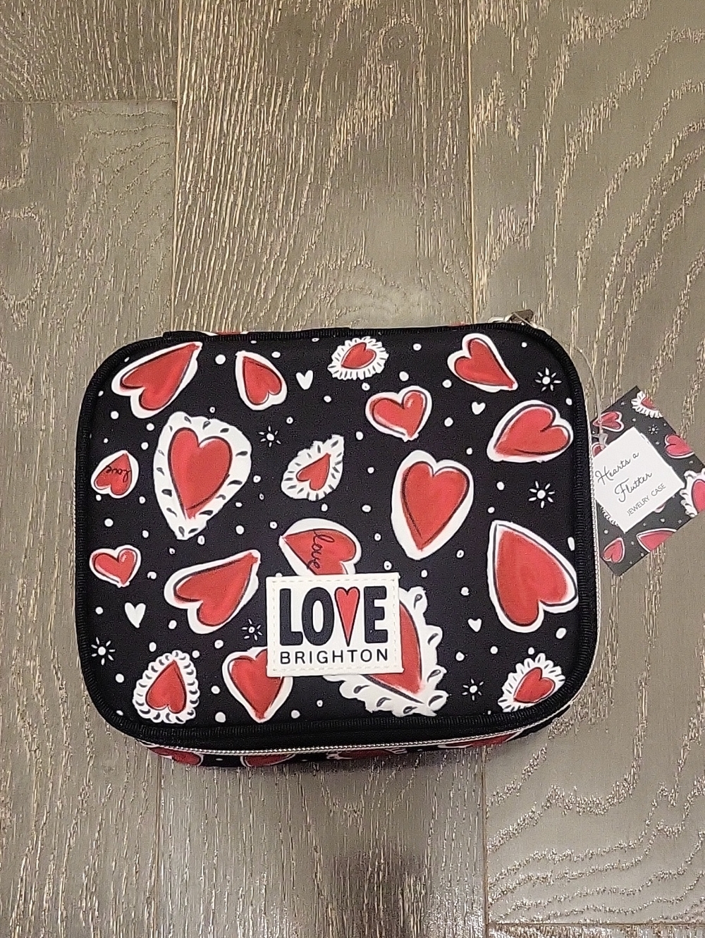 Brighton Hearts a Flutter Jewelry Case New With Tags NWT
